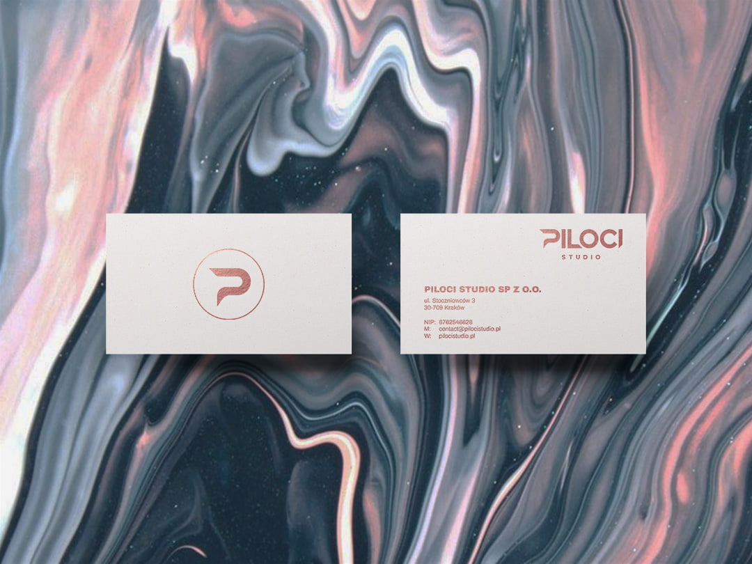 Business Cards - Piloci Studio - back