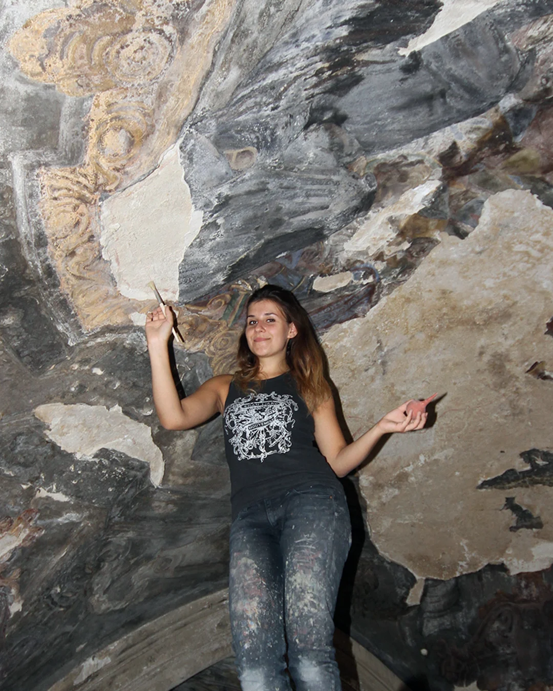 Kasia Hebda — art conservation, Lviv vault