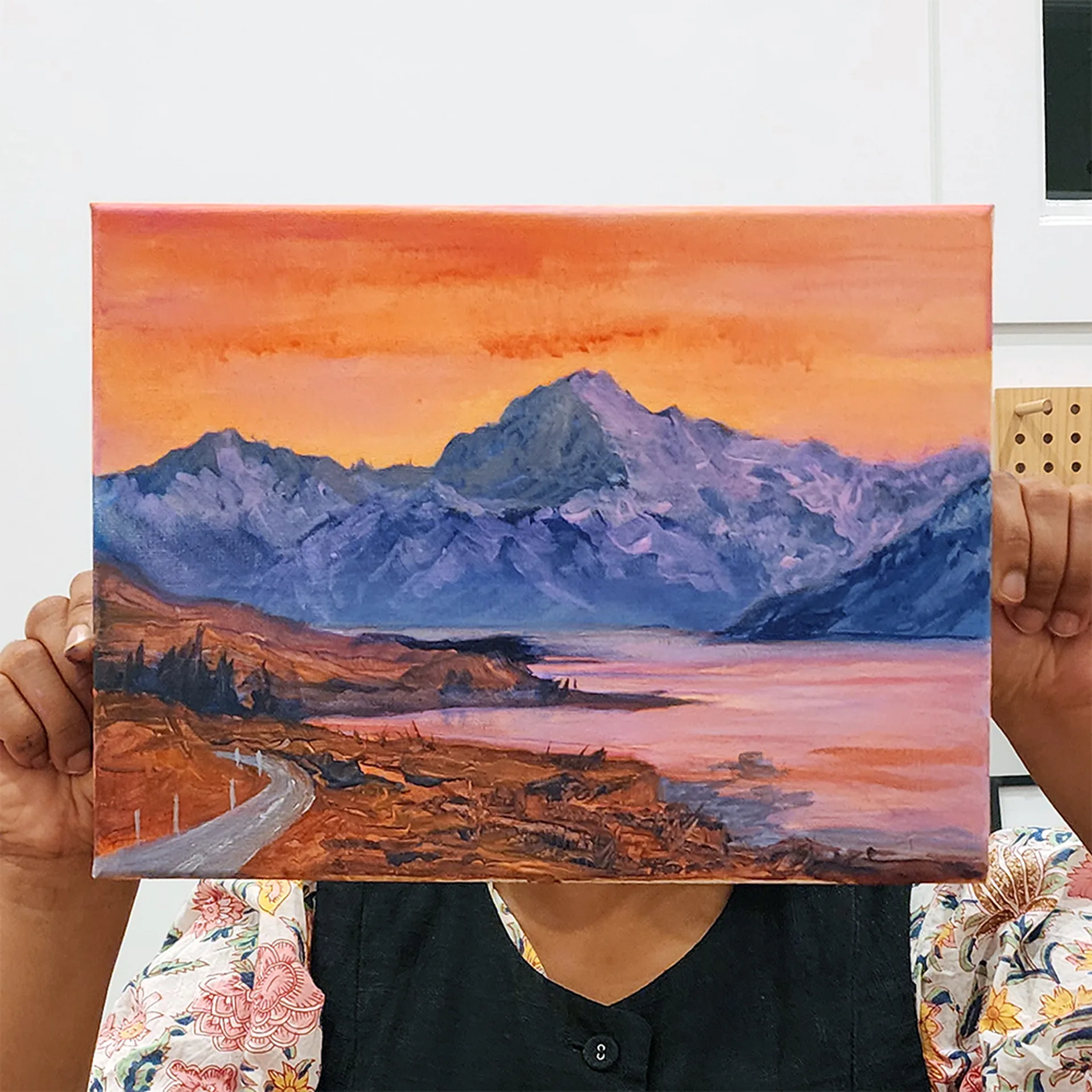 Paint and Nibble acrylic workshop