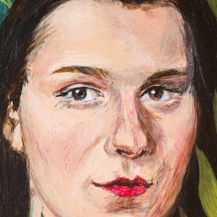Self-portrait by Kasia Hebda