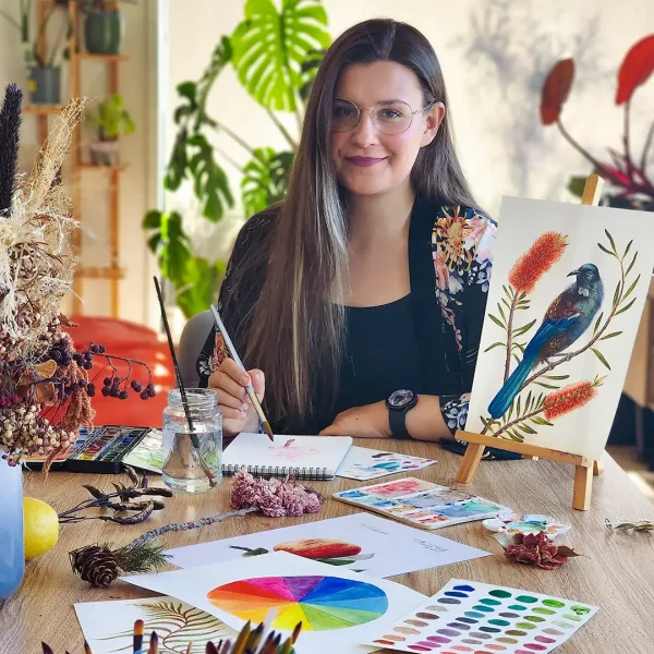 Botanical Watercolors Workshop – Kasia Hebda Studio Botanical Watercolors Workshop - Kasia Hebda Studio