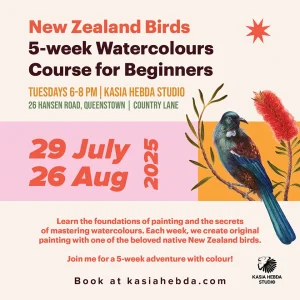 NZ Bird Watercolour Course – July NZ Bird Watercolour Course - July